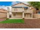 Back of house featuring a covered patio and balcony at 917 N Blackbird Dr, Gilbert, AZ 85234