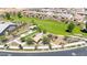 Community aerial featuring playground, bocce ball, and ramadas at 9750 E Radioactive Dr, Mesa, AZ 85212
