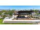 Aerial view of community ramada and landscaping at 9750 E Radioactive Dr, Mesa, AZ 85212