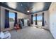 Whimsical bedroom with star-themed ceiling, bunk beds, and cheerful decor at 9750 E Radioactive Dr, Mesa, AZ 85212