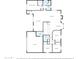 Detailed floor plan showcasing the layout of the home, including living spaces, bedrooms, bathrooms, and garage at 1030 E Wescott Dr, Phoenix, AZ 85024