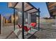 Cozy backyard featuring a patio cover and outdoor seating, perfect for relaxing and entertaining at 1211 E Hayward Ave, Phoenix, AZ 85020
