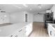Spacious kitchen with white cabinetry, black appliances, and quartz countertops; ideal for modern living at 13624 N 31St Ave, Phoenix, AZ 85029