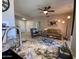 Inviting living room with a modern decor, comfortable seating, and decorative lighting at 14950 W Mountain View Blvd # 2210, Surprise, AZ 85374