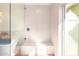 Glass enclosed shower with dual shower heads and tiled bench for a spa-like experience at 16227 N 63Rd Pl, Scottsdale, AZ 85254