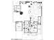 Detailed floor plan illustrating the layout of the home, including room dimensions and outdoor spaces at 1640 E Solano Dr, Phoenix, AZ 85016