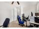 A large bedroom with a comfortable gaming setup at 1876 E Azalea Ct, Gilbert, AZ 85298