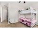 Bedroom featuring carpet, a bunk bed, and chair at 1876 E Azalea Ct, Gilbert, AZ 85298