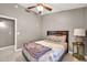 Bedroom with ceiling fan at 1882 W Wildhorse Dr, Chandler, AZ 85286
