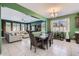 Open concept dining area with access to the kitchen and living room, great for entertaining at 23730 W Hess Ave, Buckeye, AZ 85326