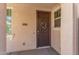 Close-up of the front door, adorned with a wreath and featuring unit number at 2519 N 73Rd Dr, Phoenix, AZ 85035