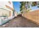 Gravel area offering low-maintenance landscaping solutions, making it an ideal for practical outdoor living at 2712 W Oakgrove Ln, Chandler, AZ 85224
