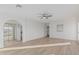 Spacious bedroom featuring neutral walls, light wood floors and sliding glass closet doors at 2712 W Oakgrove Ln, Chandler, AZ 85224