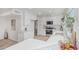 Bright kitchen featuring white cabinetry, stainless appliances, and modern countertops at 2712 W Oakgrove Ln, Chandler, AZ 85224