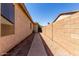 Side yard showing walkway to backyard at 2732 E Tyson St, Chandler, AZ 85225