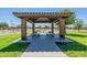 Covered park pavilion with picnic tables for outdoor gatherings and recreation at 30263 W Crittenden Ln, Buckeye, AZ 85396