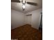 Bedroom with carpeted floors, neutral walls, and fan at 4231 N 69Th Dr # 1297, Phoenix, AZ 85033