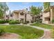 Well-maintained condo building with landscaped grounds and inviting walkways at 6885 E Cochise Rd # 127, Paradise Valley, AZ 85253