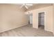 Spacious bedroom with vaulted ceilings and closet access at 9120 W Wescott Dr, Peoria, AZ 85382