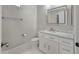 Bathroom showcasing a vanity with marble countertop and bright vanity mirror at 9551 E Redfield Rd # 1061, Scottsdale, AZ 85260