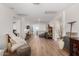 Spacious upper landing with hardwood floors, neutral paint and natural light from windows at 9677 W Patrick Ln, Peoria, AZ 85383