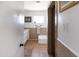 This bathroom features tile flooring and vanity with white cabinets at 1330 E Monte Vista Rd, Phoenix, AZ 85006