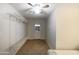 Large bedroom featuring tile flooring, ceiling fan and built in storage system at 1330 E Monte Vista Rd, Phoenix, AZ 85006