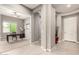 Open entryway showcases a bright office space, enhancing the home's versatility at 13583 S 177Th Ln, Goodyear, AZ 85338