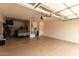 Spacious garage with epoxy flooring, offering ample storage and parking at 13583 S 177Th Ln, Goodyear, AZ 85338