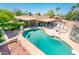 Sparkling pool is perfect for relaxing and entertaining in the backyard at 16425 N 46Th Dr, Glendale, AZ 85306