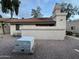 Exterior view of the property, showing the architectural details and landscaping at 2019 W Lemon Tree Pl # 1124, Chandler, AZ 85224