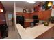 Well-lit kitchen with light countertops, wood cabinets, and black appliances at 2150 W Alameda Rd # 2037, Phoenix, AZ 85085