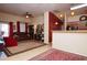 Spacious living room next to kitchen with tile flooring and natural light at 2150 W Alameda Rd # 2037, Phoenix, AZ 85085