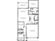 Detailed floor plan showing layout of bedrooms, bathrooms, kitchen, and living spaces at 22530 N Lynn St, Maricopa, AZ 85138