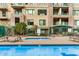A refreshing pool and spa invite relaxation in this community's meticulously maintained outdoor space at 2302 N Central Ave # 206, Phoenix, AZ 85004