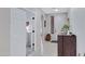 Hallway entrance featuring tile flooring, storage, and bright white accents at 30031 N Little Leaf Dr, San Tan Valley, AZ 85143