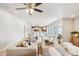 Bright living room featuring open floor plan, comfortable seating, and modern decor at 3043 E Hartford Ave, Phoenix, AZ 85032