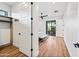 Elegant bedroom entry with wood floors, walk in closet, ensuite bathroom and access to private patio at 306 W Culver St, Phoenix, AZ 85003