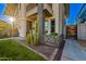 Close up shot of modern brick design house number on exterior of home at 306 W Culver St, Phoenix, AZ 85003