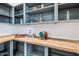 Custom shelving with stylish decor in a home's kitchen area at 306 W Culver St, Phoenix, AZ 85003