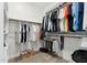 Walk-in closet with organized storage shelves and hanging racks at 4077 S Sabrina Dr # 30, Chandler, AZ 85248
