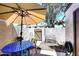 Inviting patio area with colorful outdoor furniture, perfect for relaxing or entertaining guests at 4114 E Union Hills Dr # 1088, Phoenix, AZ 85050