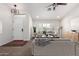 Inviting living room with neutral tones, large windows, and stylish furnishings for comfortable living at 4335 E Enrose St, Mesa, AZ 85205