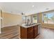 Bright kitchen features granite countertops and an open view of the living area at 6103 S 54Th Ave, Laveen, AZ 85339