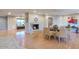 Bright living room featuring a fireplace, modern décor, and natural light at 6408 E Gary Rd, Scottsdale, AZ 85254