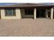 Backyard with paver patio and covered patio at 7046 N 84Th Dr, Glendale, AZ 85305