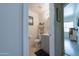 Charming half-bathroom featuring modern fixtures and decor, with a sleek vanity and decorative accents at 12161 W Flanagan St, Avondale, AZ 85323