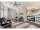 Comfortable living room with neutral tones, wood floors, and ample seating at 16636 S 22Nd St, Phoenix, AZ 85048