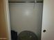 A closet with a partial view of interior showing storage space at 1769 E Jacob St, San Tan Valley, AZ 85140