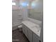 Bright bathroom boasts a modern vanity and shower with a bathtub at 18795 E Bruno Dr, Gold Canyon, AZ 85118
